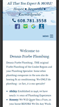 Mobile Screenshot of dennispriebeplumbing.com